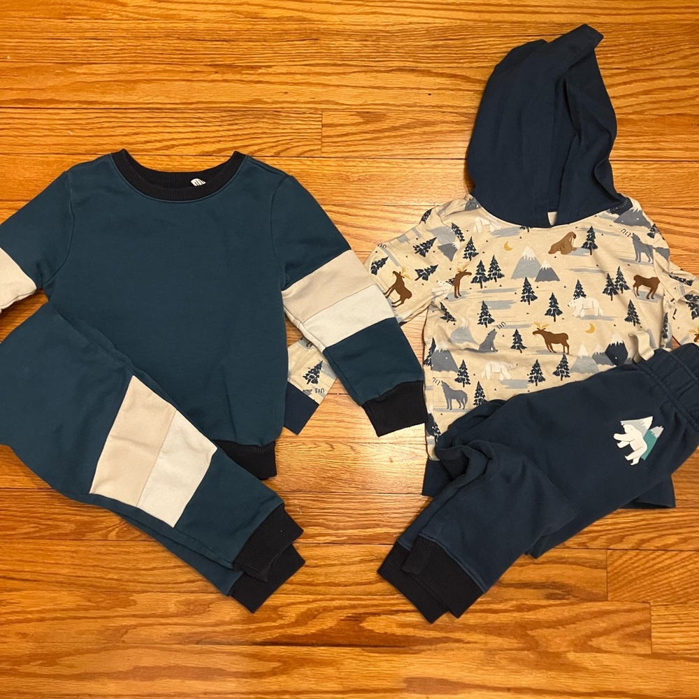 Kids Forest Adventure Shirt and Pants Set bundle